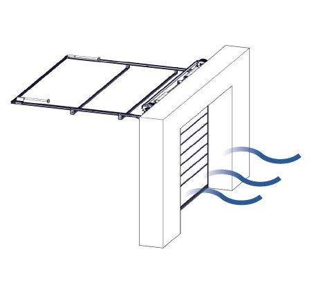 High speed sectional door air permeability