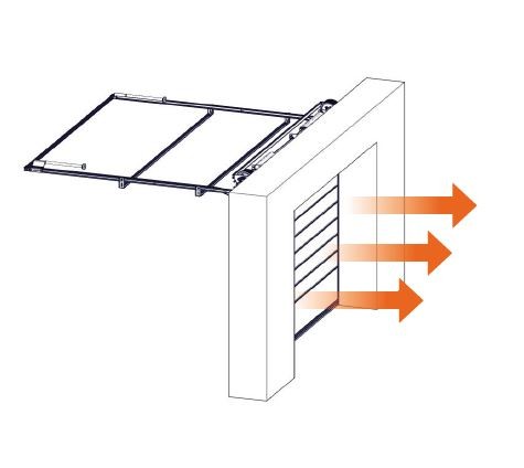 High speed sectional door thermal permeability