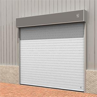 Fire resistant roller shutters