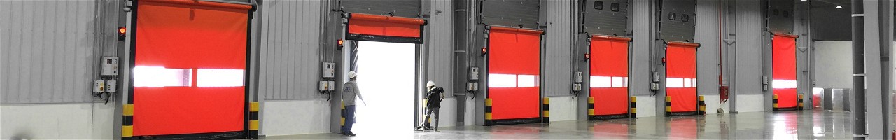 High speed doors for cold storages and freezer rooms