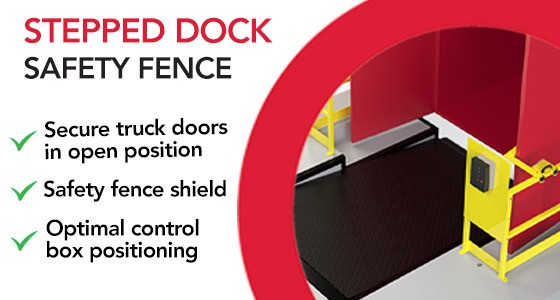 Stepped Dock Safety Fence Features